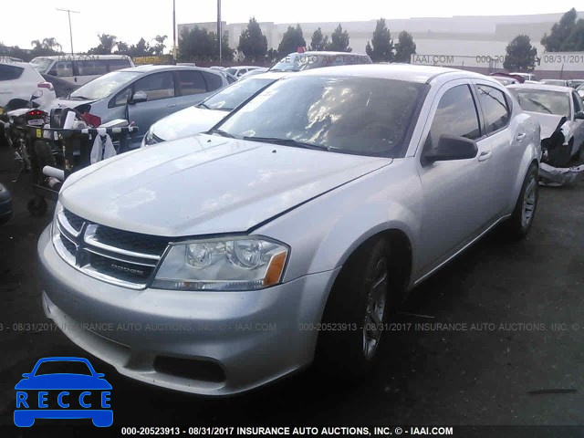 2012 Dodge Avenger 1C3CDZAB2CN141928 зображення 1