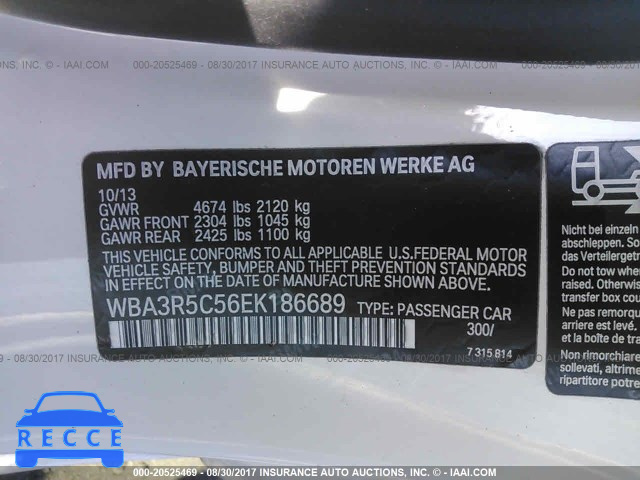 2014 BMW 435 WBA3R5C56EK186689 зображення 8