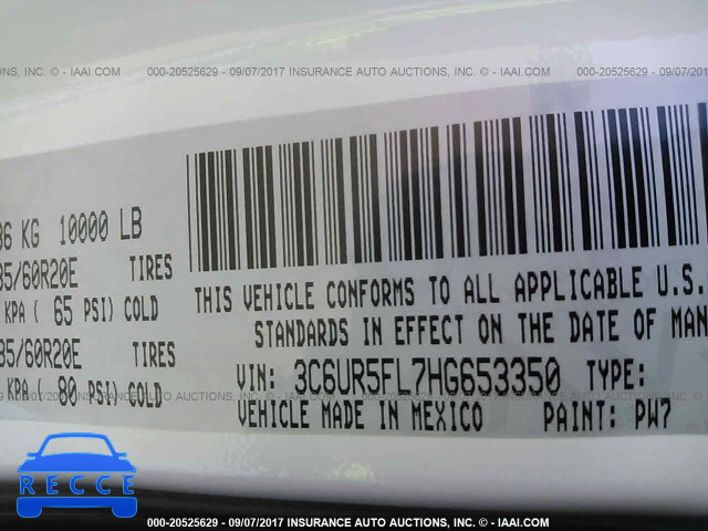 2017 RAM 2500 3C6UR5FL7HG653350 image 8