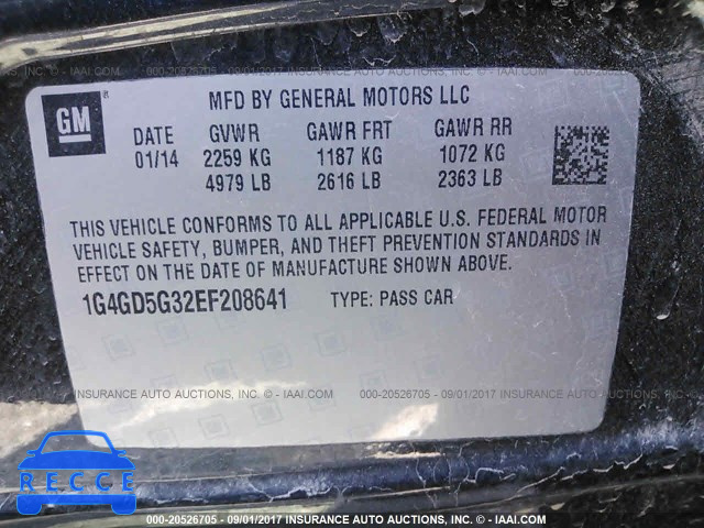 2014 Buick Lacrosse PREMIUM 1G4GD5G32EF208641 image 8