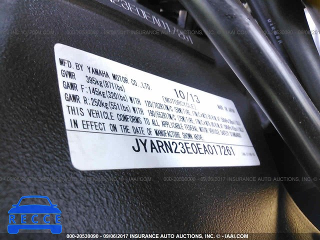2014 Yamaha YZFR1 JYARN23E0EA017261 image 9