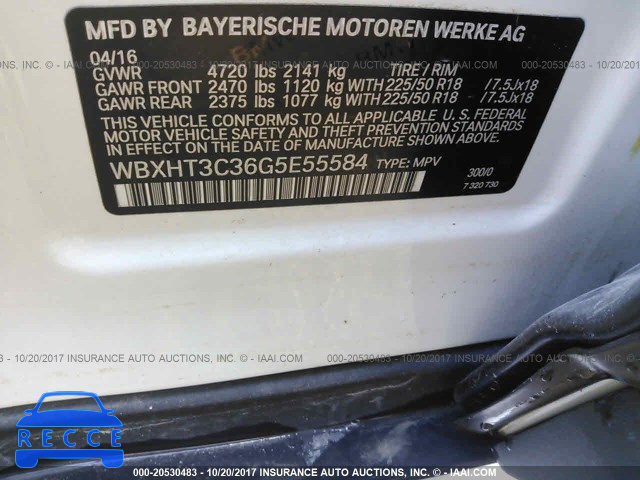 2016 BMW X1 XDRIVE28I WBXHT3C36G5E55584 зображення 8
