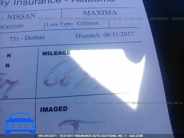 2009 Nissan Maxima 1N4AA51E19C852299 image 6