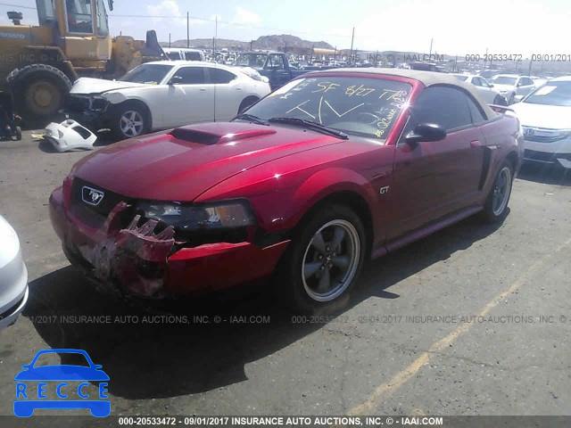 2002 Ford Mustang GT 1FAFP45X22F115434 зображення 1