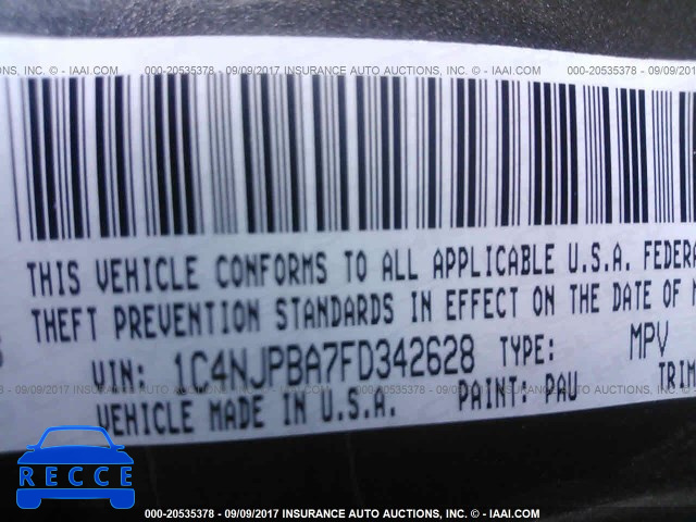 2015 Jeep Patriot 1C4NJPBA7FD342628 image 8