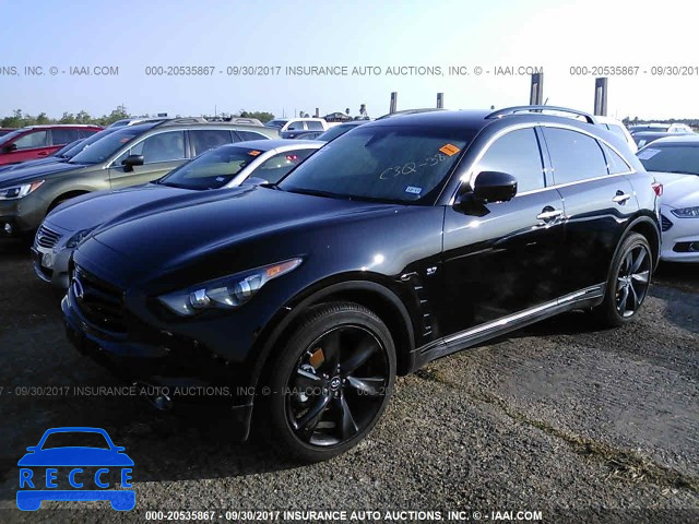 2016 Infiniti QX70 JN8CS1MUXGM670138 image 1