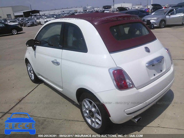 2015 Fiat 500 3C3CFFDRXFT625450 image 2