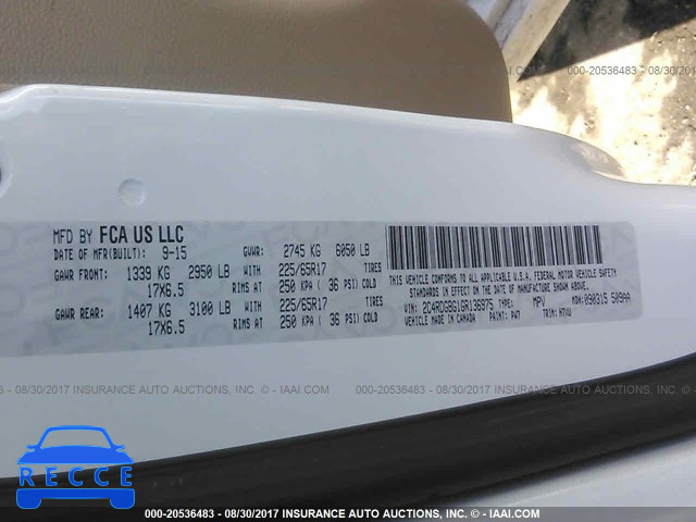 2016 Dodge Grand Caravan SE 2C4RDGBG1GR136975 image 8