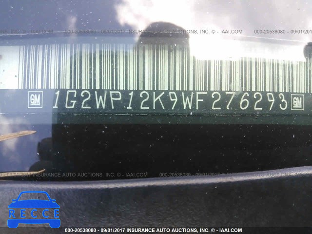 1998 Pontiac Grand Prix 1G2WP12K9WF276293 image 8