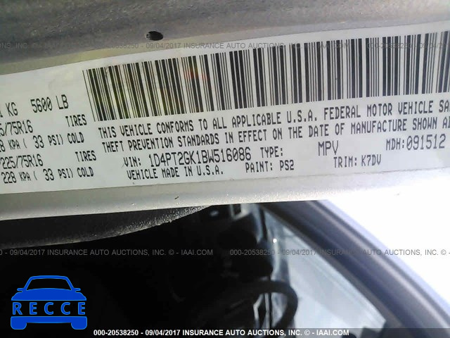 2011 Dodge Nitro 1D4PT2GK1BW516086 image 8