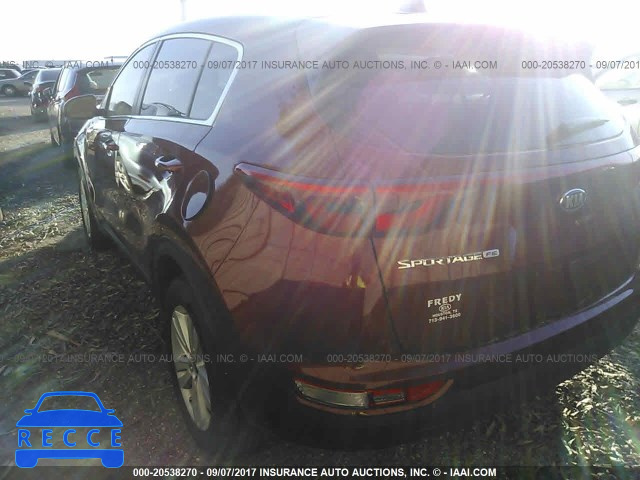 2017 KIA SPORTAGE KNDPM3AC4H7115037 image 2