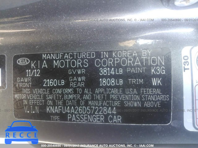 2013 KIA Forte KNAFU4A26D5722844 image 8