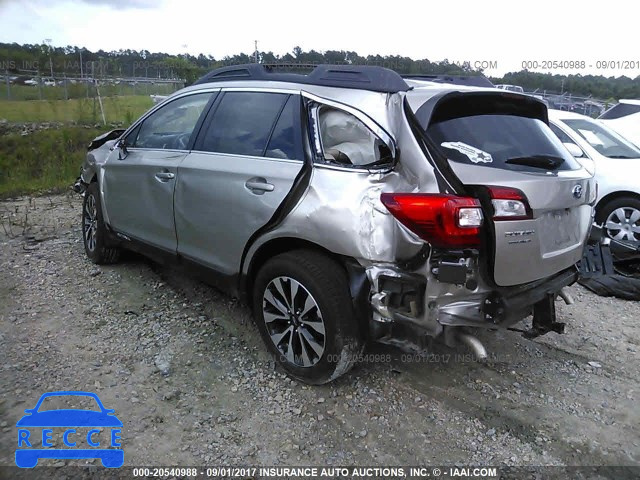 2015 Subaru Outback 3.6R LIMITED 4S4BSENC2F3269218 image 2