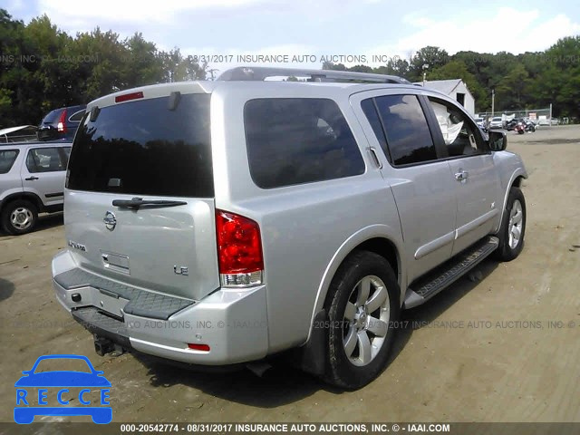 2008 Nissan Armada SE/LE 5N1AA08C88N622212 зображення 3