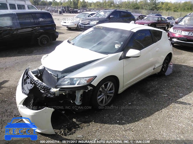 2012 Honda CR-Z EX JHMZF1D65CS002327 зображення 1