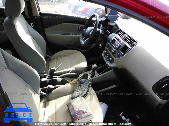 2014 KIA RIO LX KNADM4A34E6395999 image 4