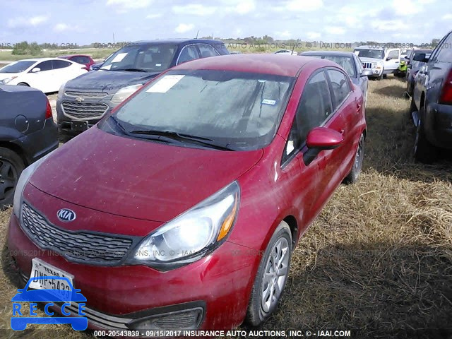 2014 KIA RIO LX KNADM4A34E6395999 зображення 5