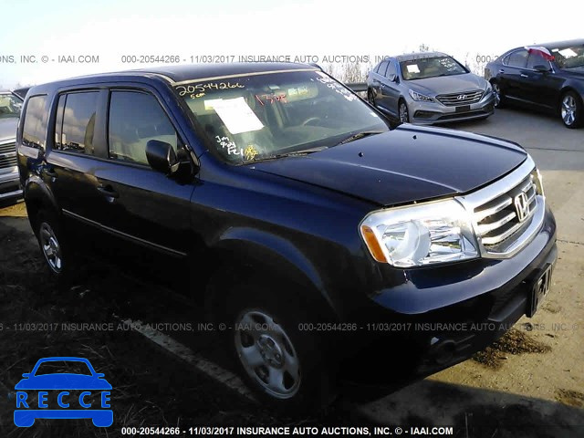 2013 Honda Pilot LX 5FNYF3H28DB003325 image 0