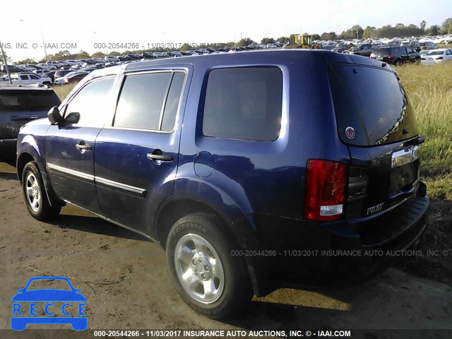 2013 Honda Pilot LX 5FNYF3H28DB003325 image 2