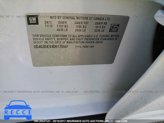 2013 Buick Regal PREMIUM 2G4GS5EV4D9176941 image 8