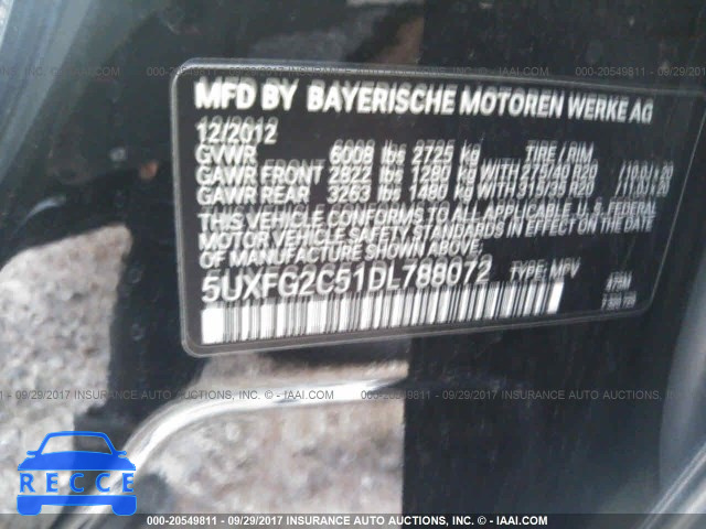 2013 BMW X6 XDRIVE35I 5UXFG2C51DL788072 image 8