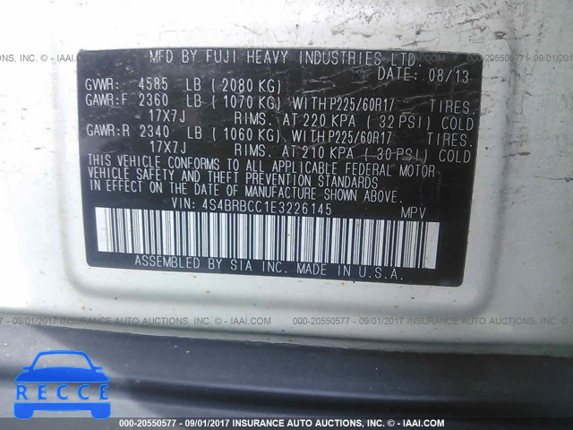 2014 Subaru Outback 4S4BRBCC1E3226145 image 8