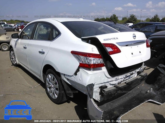 2015 Nissan Sentra 3N1AB7AP6FY381180 image 2