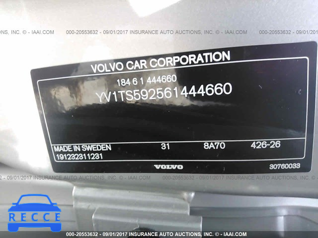 2006 Volvo S80 2.5T YV1TS592561444660 image 8