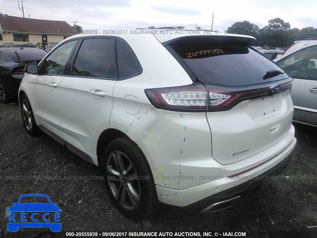 2015 Ford Edge SPORT 2FMTK4AP4FBB58192 Bild 2