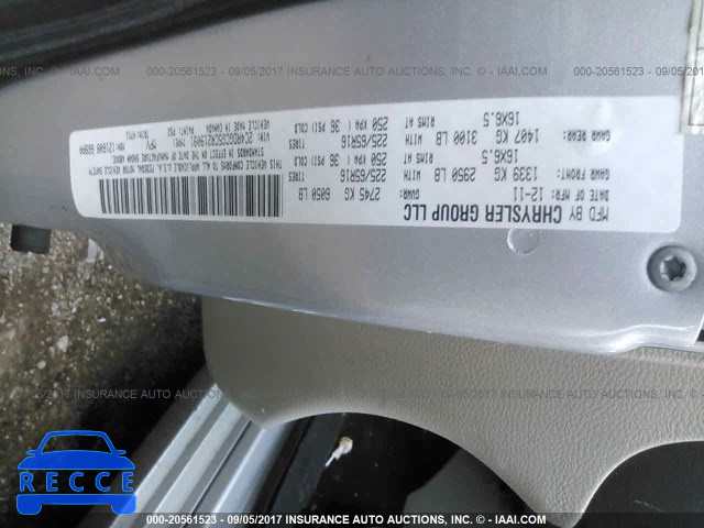 2012 Dodge Grand Caravan 2C4RDGCG5CR219091 image 8