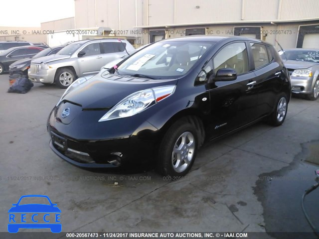 2012 Nissan Leaf SV/SL JN1AZ0CPXCT023035 зображення 1