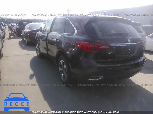 2016 Acura MDX 5FRYD3H25GB007941 image 2