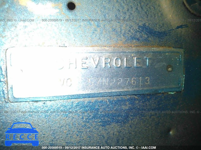 1957 CHEVROLET BEL AIR VC57N227613 зображення 8