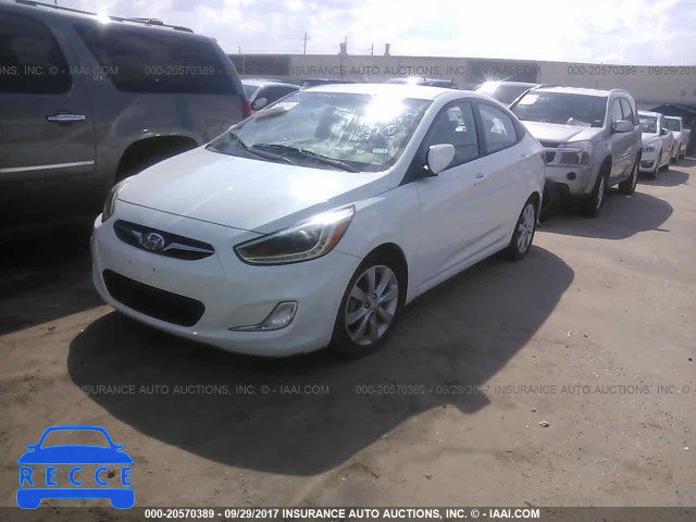 2014 Hyundai Accent KMHCU4AE8EU614289 image 1