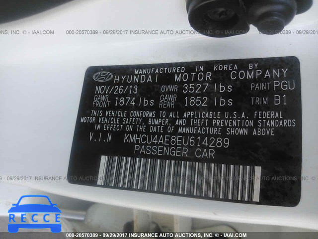 2014 Hyundai Accent KMHCU4AE8EU614289 image 8