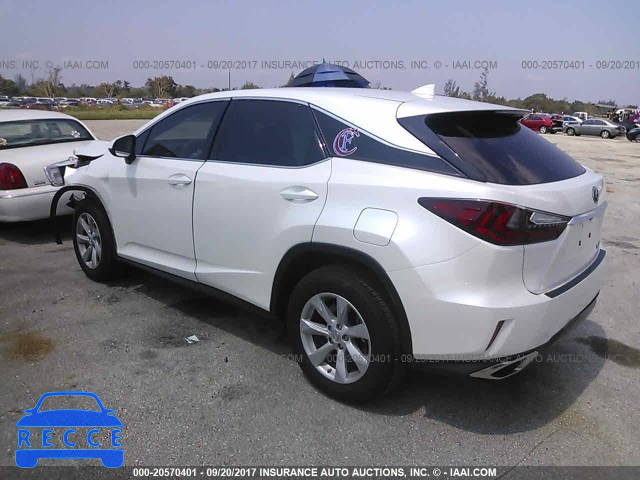 2017 LEXUS RX 350/BASE/F SPORT 2T2ZZMCA3HC046122 зображення 2