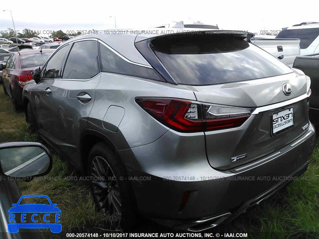 2017 LEXUS RX 350/BASE/F SPORT 2T2BZMCA4HC089711 зображення 2