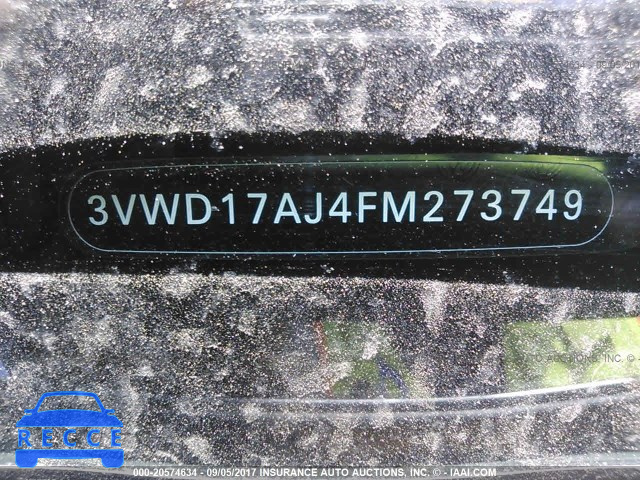 2015 Volkswagen Jetta 3VWD17AJ4FM273749 image 8