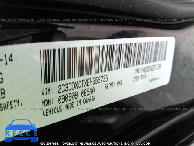 2014 Dodge Charger 2C3CDXCTXEH359735 image 8