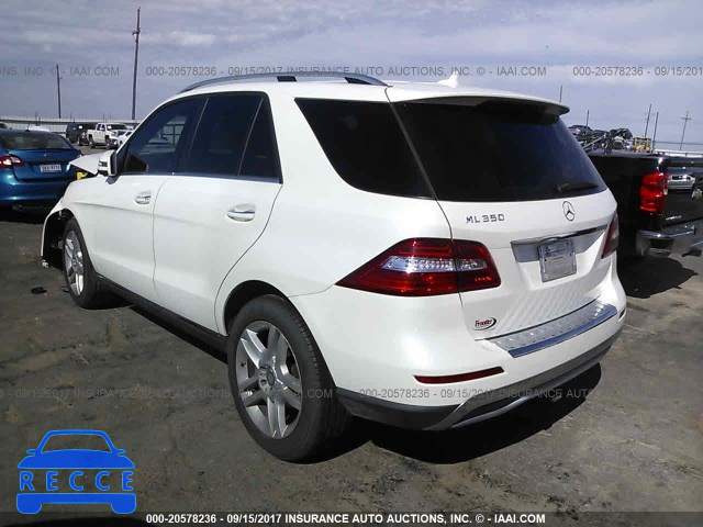 2013 Mercedes-benz ML 350 4JGDA5JB9DA129622 image 2