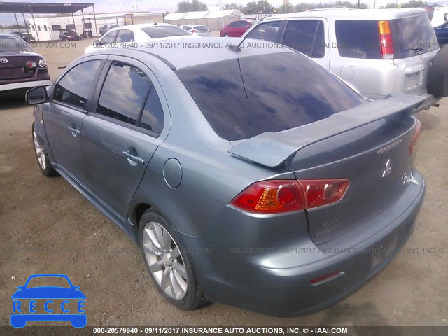 2008 Mitsubishi Lancer JA3AU86U68U015218 image 2