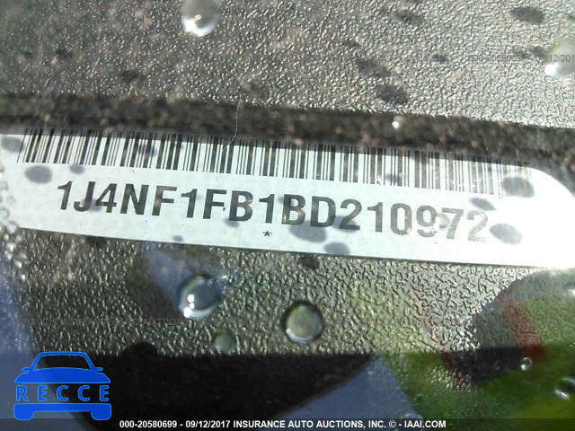 2011 Jeep Compass SPORT 1J4NF1FB1BD210972 image 8