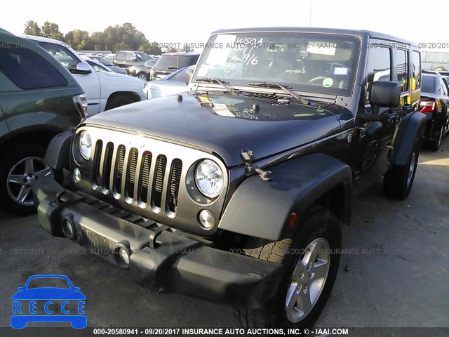 2014 Jeep Wrangler Unlimited SPORT 1C4HJWDG2EL298695 Bild 1