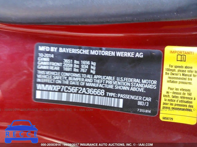 2015 Mini Cooper S WMWXP7C56F2A36668 image 8