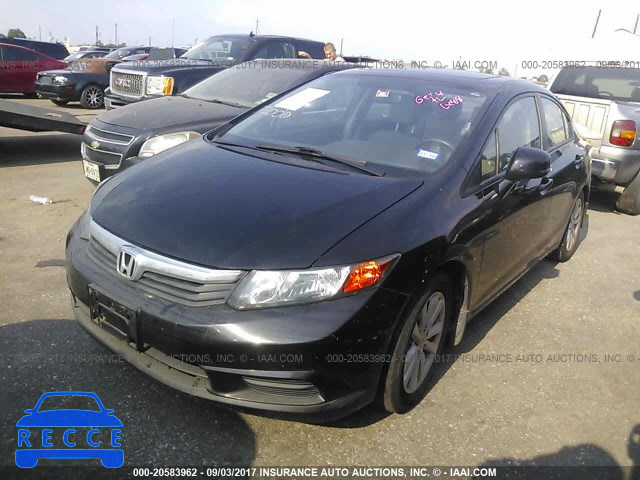 2012 Honda Civic 19XFB2F91CE050102 зображення 1