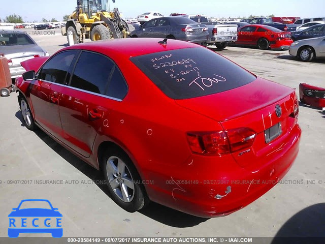 2012 Volkswagen Jetta 3VWLL7AJ6CM423846 image 2