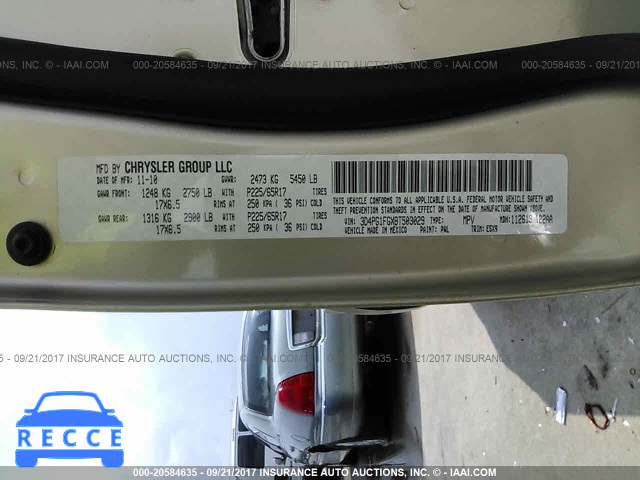 2011 Dodge Journey MAINSTREET 3D4PG1FGXBT503029 Bild 8