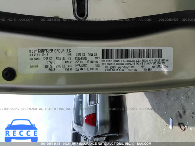 2011 Dodge Journey MAINSTREET 3D4PG1FGXBT503029 зображення 8