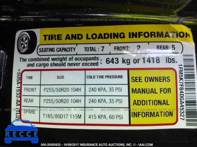 2013 Ford Explorer 1FM5K7F84DGA45327 image 8