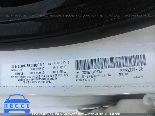 2014 Chrysler 200 TOURING 1C3CCBBB7EN177268 Bild 8